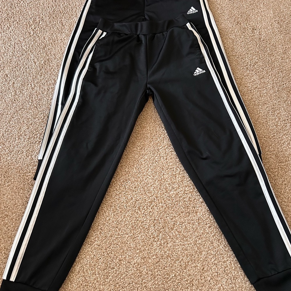 Adidas Kids Black Joggers Lot